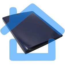 Папка с 20 прозрачными вкладками Бюрократ DeLuxe DLV20BBERRY A4, пластик, 0.7мм, черничный