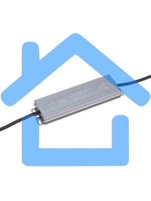 Источник питания (драйвер) 24В, 100Вт с проводами, влагозащищенный IP67 Rexant