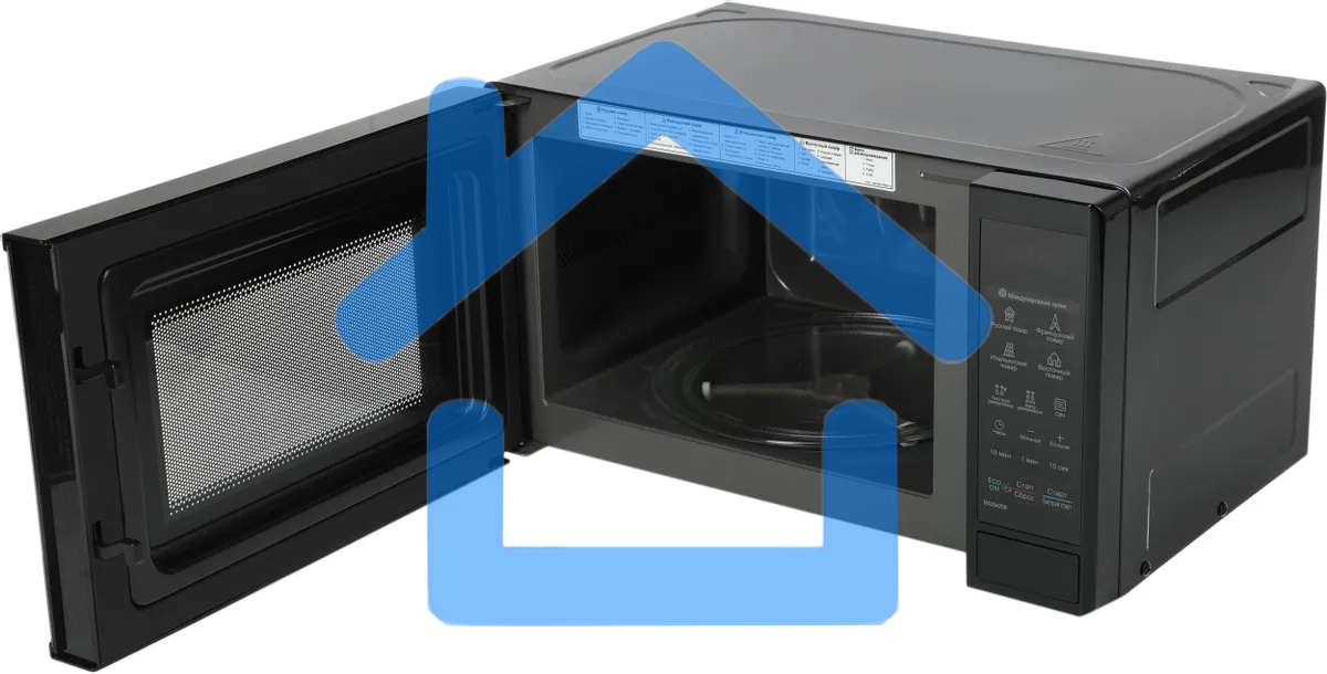 Микроволновая печь LG MS2042DB черный, 20 л, 700 Вт, переключатели - сенсор