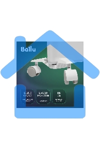 Конвектор Ballu Ettore BEC/ETER-1000 белый, 1000 Вт, 15 м2, термостат, дисплей