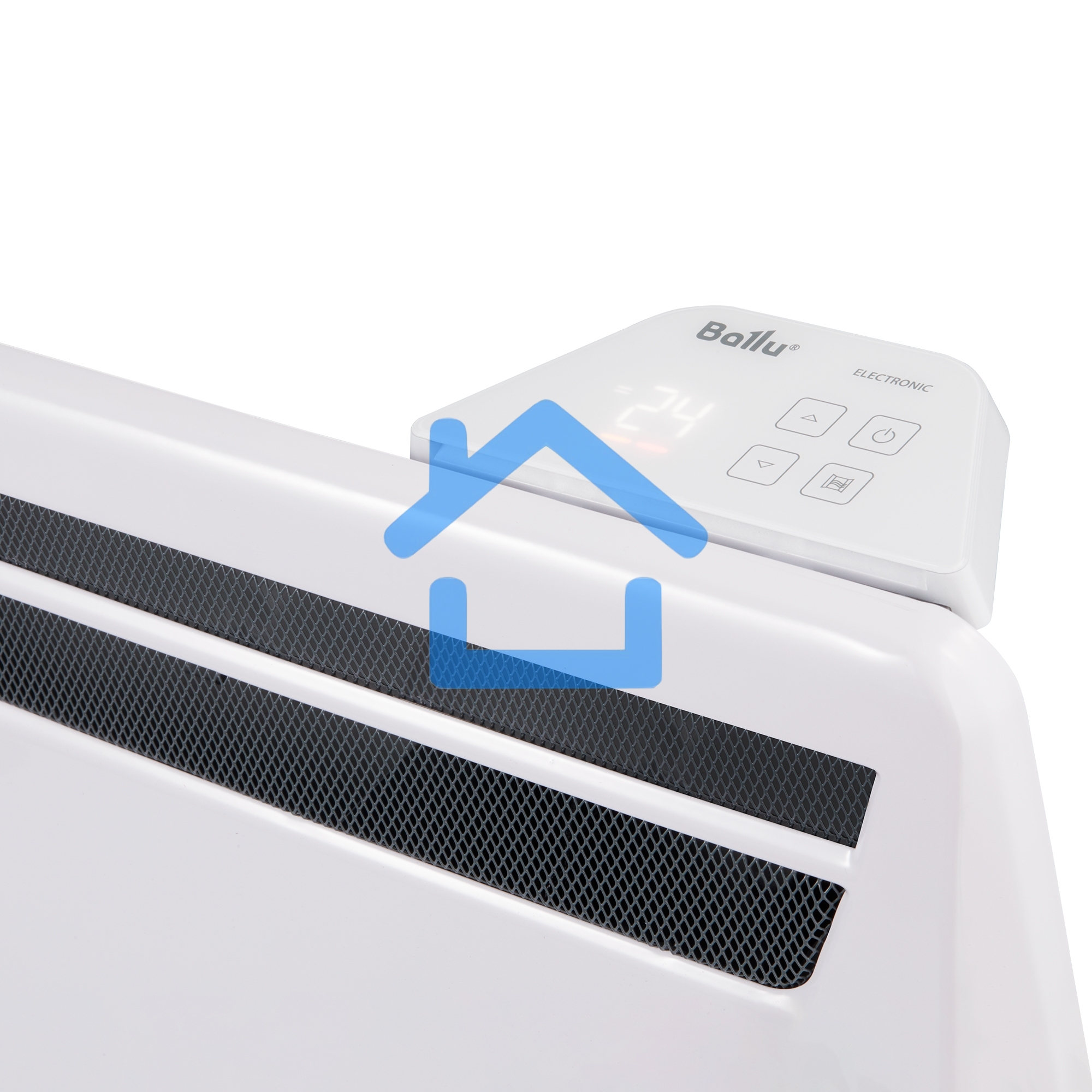 Комплект Ballu Transformer с блоком управления BEC/EVU-2500-4E белый, 2500 Вт, 30 м2, дисплей, термостат, WiFi