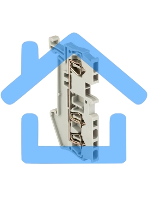 Колодка клеммная JXB-ST-1.5 17.5А 3 вывода пружинная сер. PROxima EKF plc-jxb-st-1.5-3