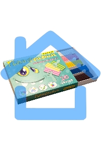 Пластилин Silwerhof Монстрики 10цв. 150гр. стек картон.кор.