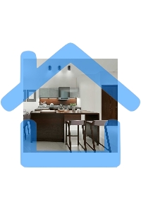 Светильник светодиодный накладной Gauss HD007 12W черный 4100K 79x100мм