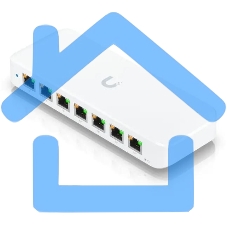 Коммутатор Ubiquiti UniFi Switch Ultra 60W PoE-коммутатор, 8х 1G RJ45, раздача 52 Вт