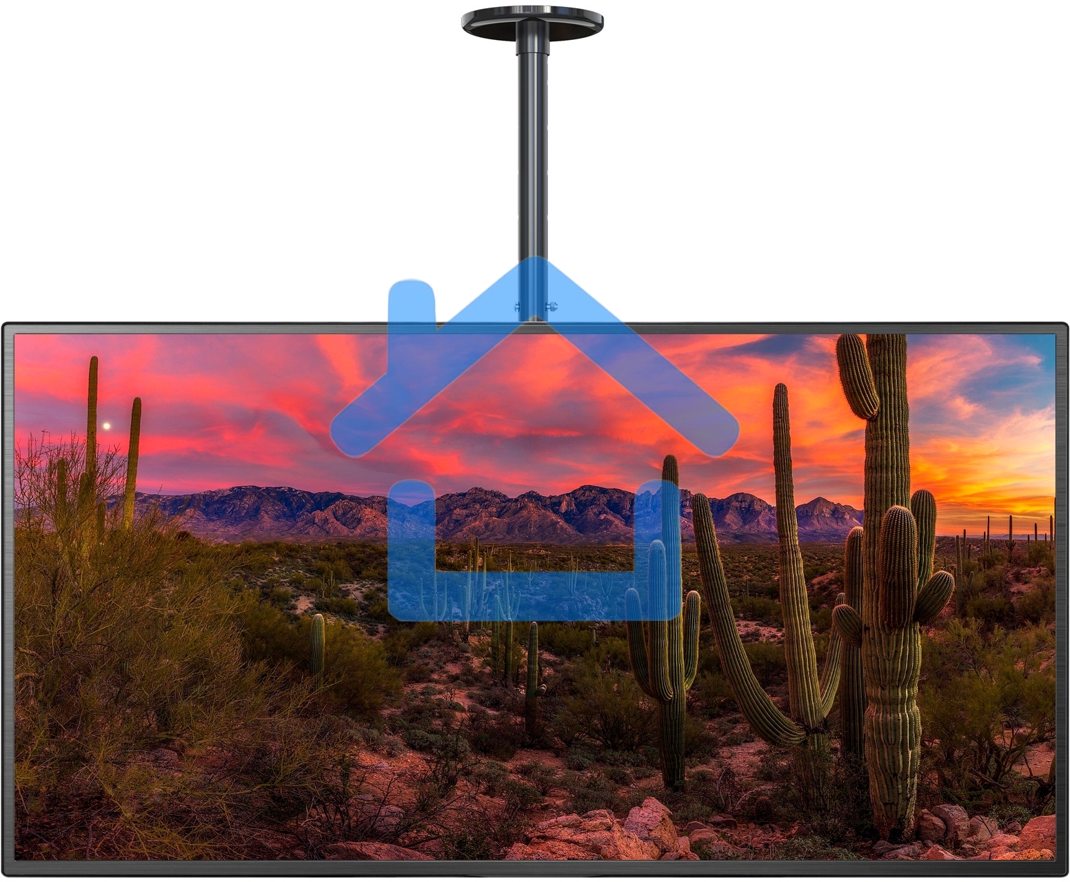 Кронштейн для телевизора Cactus CS-CP04-R черный 37