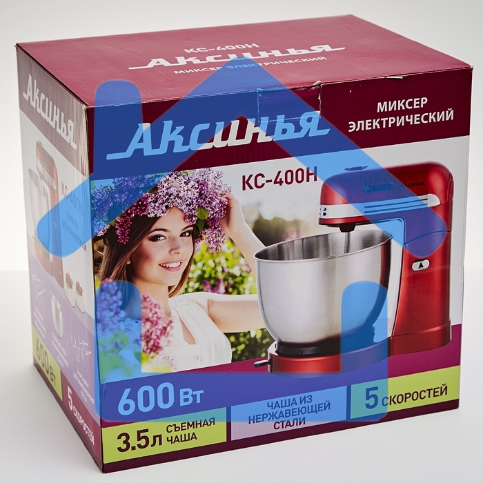 Миксер Delta Аксинья КС-400Н красный