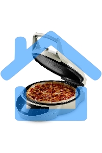 Пиццамейкер Kitfort КТ-4638 1600Вт серый/черный