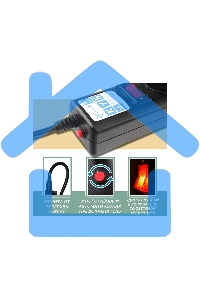 Сетевой фильтр Powercube SPG5-С2 1.9м (5 розеток) черный (коробка)