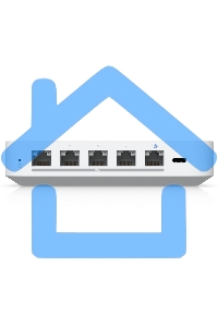 Ubiquiti UniFi Gateway Max Маршрутизатор 4 ядра (1,5 ГГц), 4х 2.5G LAN, 1х 2.5G WAN