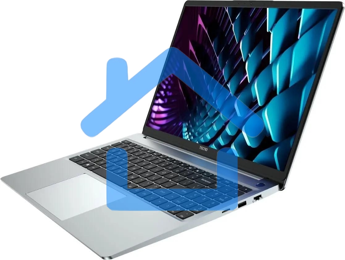 Ноутбук Tecno MegaBook K16SDA серебристый Ryzen 5 7430U 16Gb SSD1Tb AMD Radeon Graphics 16