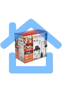 Блендер погружной DELTA LUX DE-7006B черный