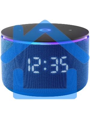 Умная колонка Яндекс Станция Мини 3 Про с Алисой, Zigbee, синий, YNDX-00059BLU