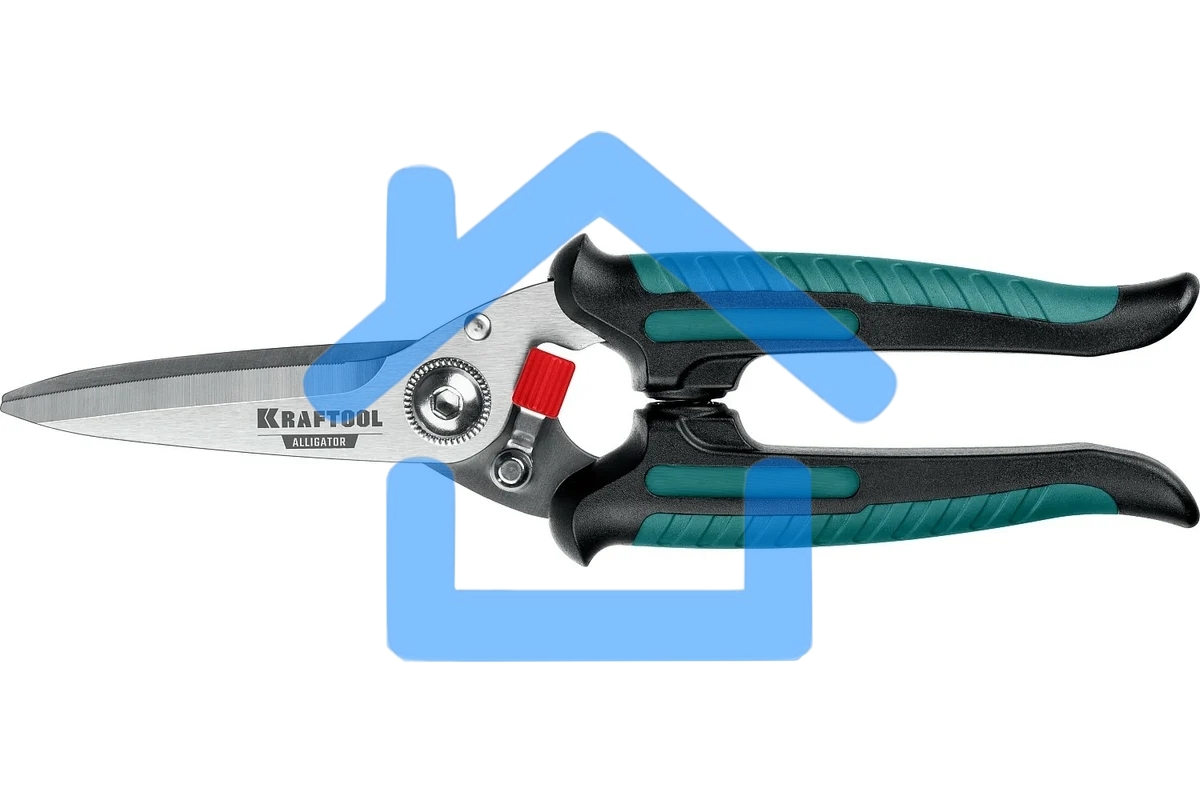 Многофункциональные прямые технические ножницы KRAFTOOL ALLIGATOR 200 мм