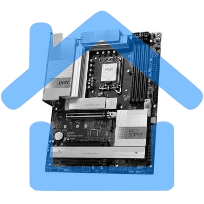 Материнская плата MSI PRO Z890-A WIFI, LGA 1851, Intel Z890, 4xDDR5, 4xSATA, 4xM.2, 1xPCIe 5.0 x16, 2xPCIe 4.0 x4, 1xHDMI, 2xUSB-C Thunderbolt 4, 1xUSB-C 3.2 Gen 2, 3xUSB-A 3.2 Gen 2, 4xUSB-A 3.2 Gen 1, 1x 5Gb LAN, 2x3.5 мм, 7.1, ATX