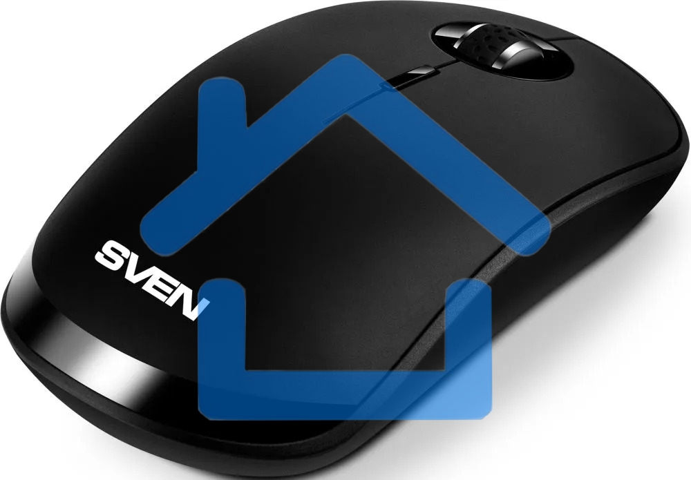 Мышь беспроводная SVEN RX-570SW черный, 1600 dpi, радиоканал, Bluetooth, USB, кнопки - 4