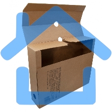 Короб архивный Silwerhof КА-75БУРЫЙ микрогофрокартон корешок 75мм, 320x255x75мм, бурый