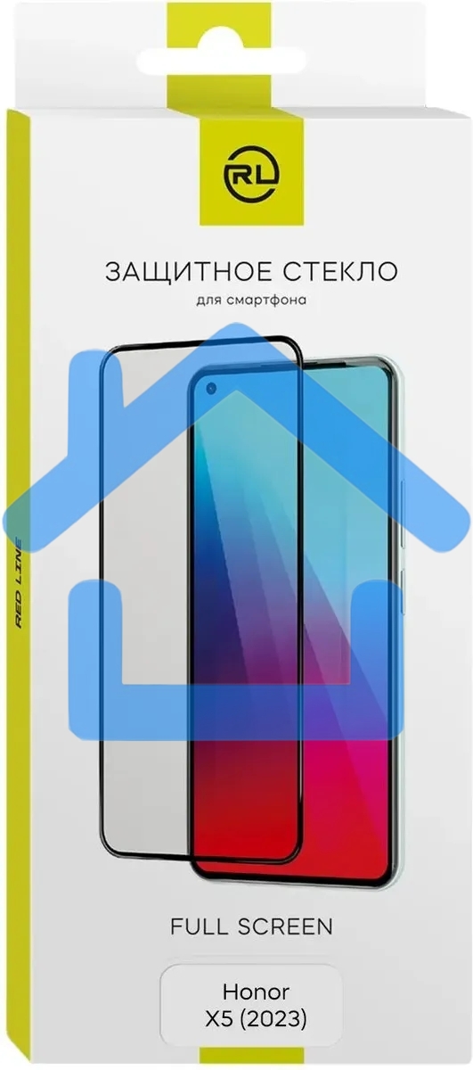 Защитное стекло для экрана Redline прозрачный для Honor X5 1шт. (УТ000034221)