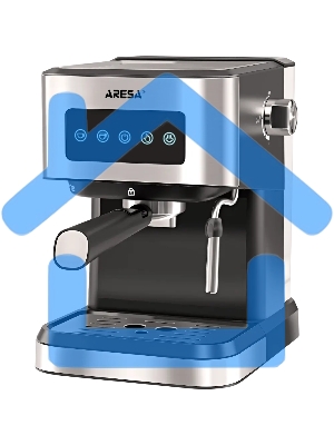 Кофеварка рожковая ARESA AR-1612 черный, исп. кофе - молотый, 1,5 л, 1100 Вт, 15 бар