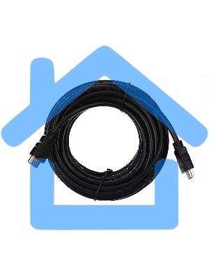 Кабель HDMI v.1.4 10м Telecom, 2 фильтра, 19M -19M, с позолоченными контактами