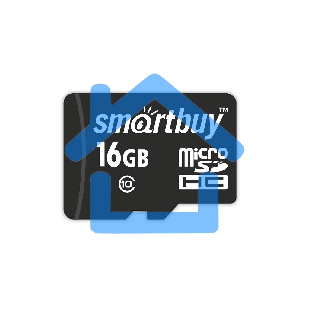 Флеш карта SDmicro Card 16Gb Smartbuy Сlass 10 (без адаптеров)