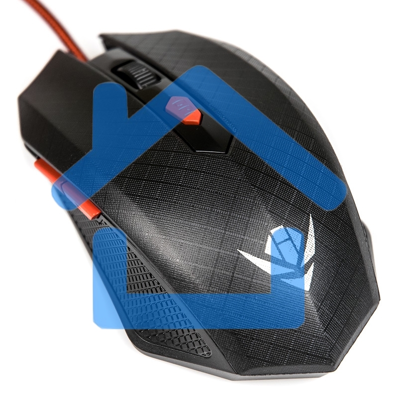 Мышь проводная Dialog Nakatomi MOG-08U черный, 2400 dpi, USB, кнопки - 6