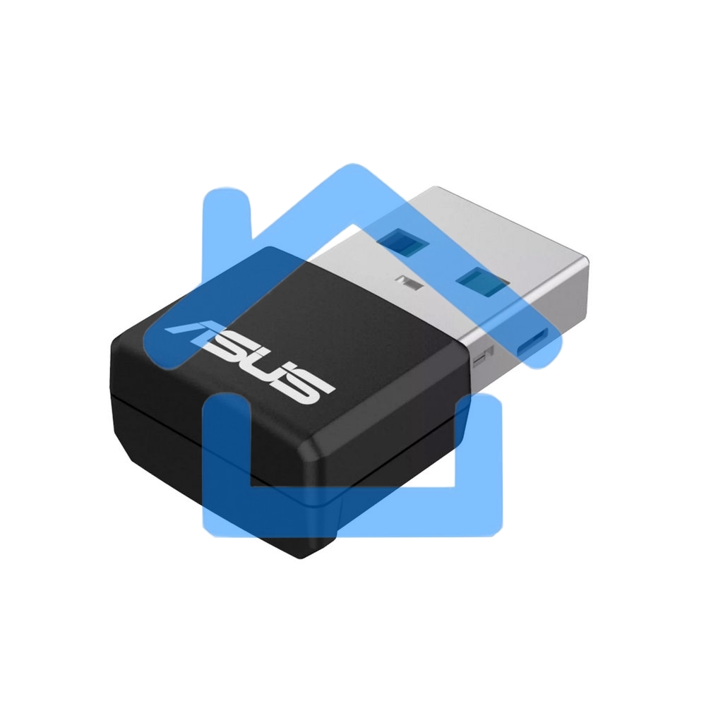 Роутер ASUS USB-AX55 NANO 90IG06X0-MO0B00 WI-FI 802.11ax/ac/a/g/n, 400 + 867 Mbps USB 3.0 Adapter + 2 антенны