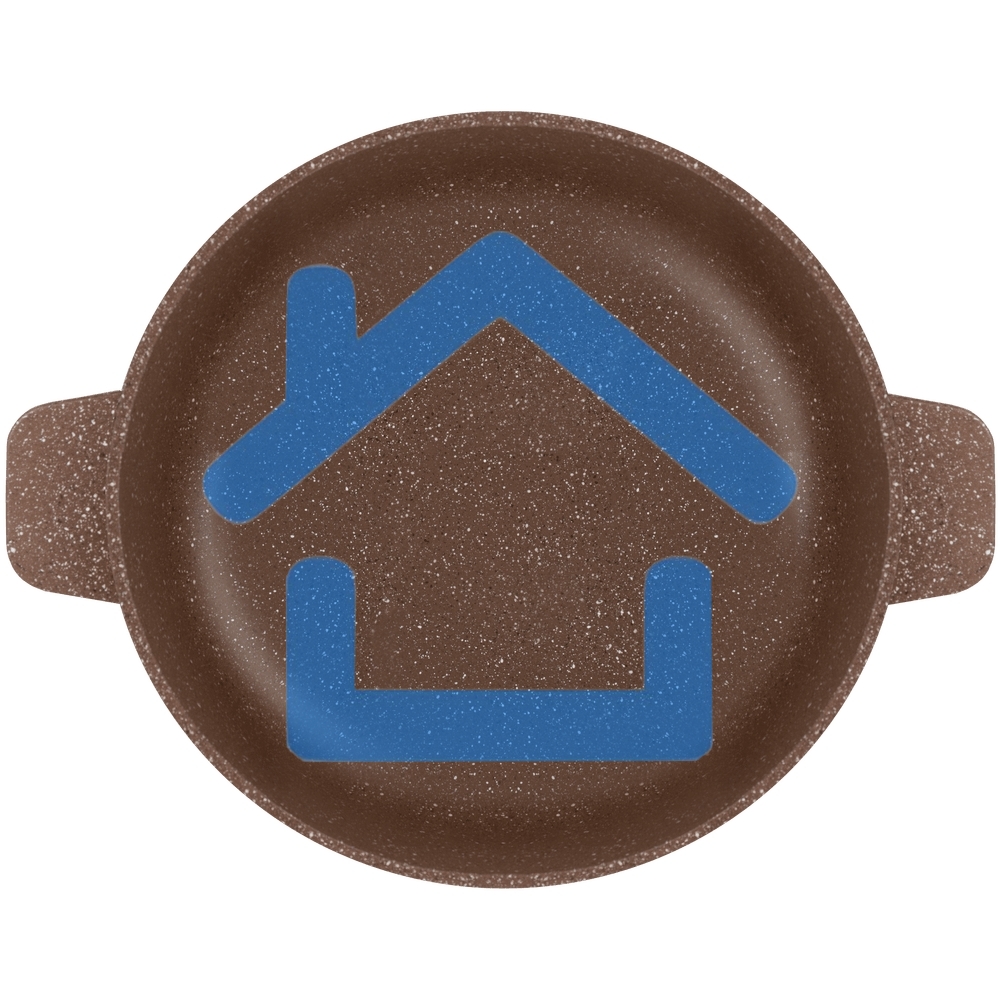 Кастрюля Maunfeld CARMEL MF24CRM01CR, 24 см, 4 л из литого алюминия со стеклянной крышкой