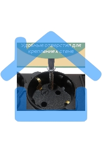 Сетевой фильтр Powercube SPG5-С2 1.9м (5 розеток) черный (коробка)