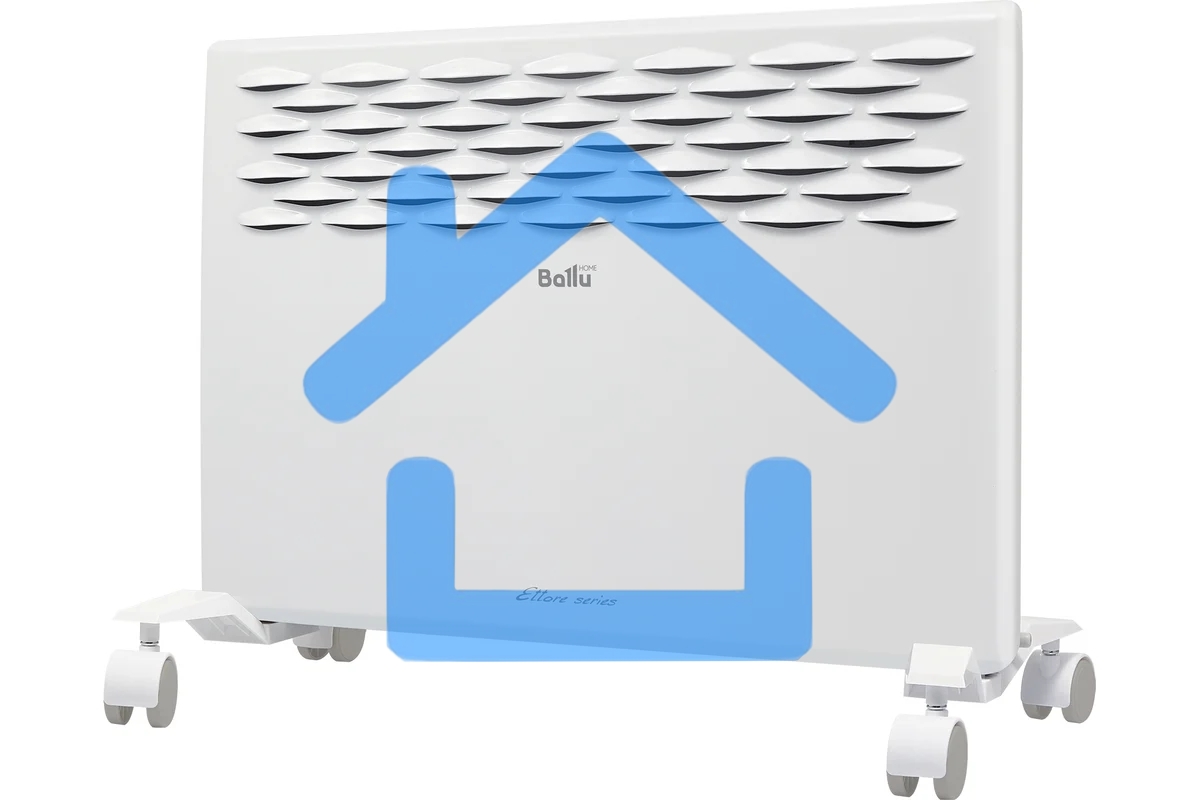 Конвектор Ballu Ettore BEC/ETER-1500 белый, 1500 Вт, 20 м2, термостат, дисплей