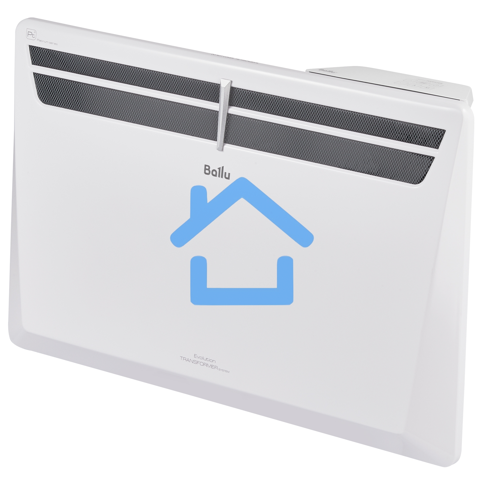 Комплект Ballu Transformer с блоком управления BEC/EVU-2000-4I белый, 2000 Вт, 25 м2, дисплей, термостат, WiFi