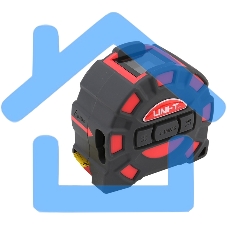 Рулетка 5 м с лазерным дальномером UNI-T LM40T до 40 метров