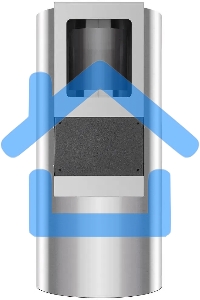 Вытяжка островная HOMSair FLY 1000SD 39 нержавеющая сталь, 38 см, 1000 куб. м/ч, 52 дБ