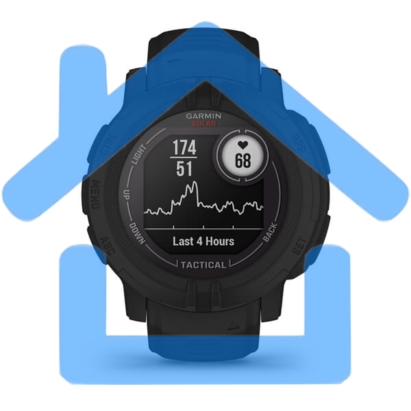Смарт-часы Garmin pametni sat Instinct2 SOLAR Tactical Edition Black 28797 753759278892