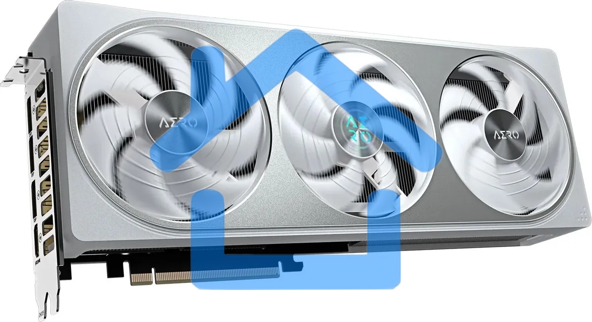 Видеокарта Gigabyte PCI-E GV-N5070AERO OC-12GD 1.0 NVIDIA GeForce RTX 5070 12Gb 192bit GDDR7 2805/28000 HDMIx1 DPx3 HDCP Ret