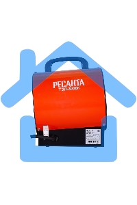 Тепловая пушка электрическая Ресанта ТЭП-3000К 3000Вт красный