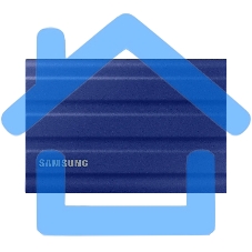 Внешний SSD Samsung T7 Shield, 1TB, USB 3.2 Gen 2 Type-C, R/W 1050/1000, синий