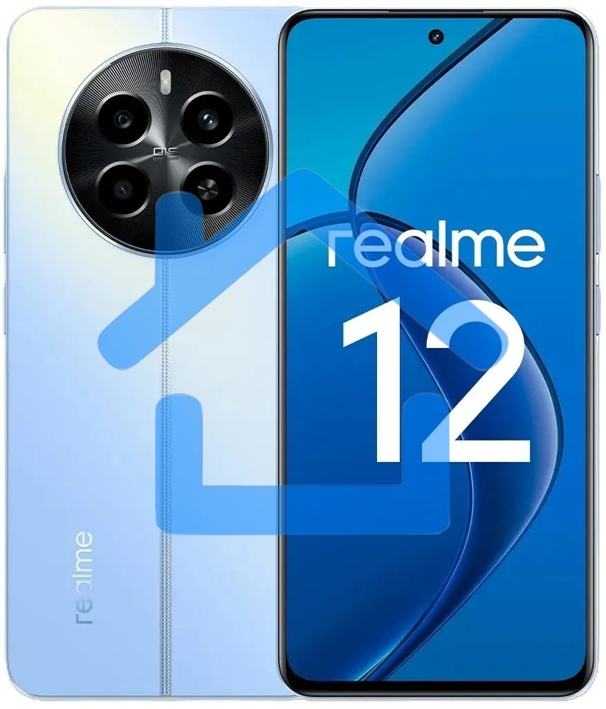 Смартфон Realme 12 4G, 8/512Gb, голубой