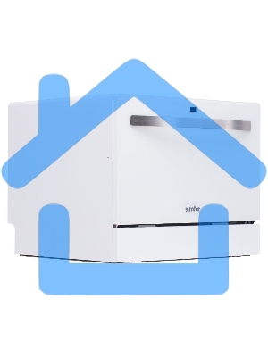 Посудомоечная машина Simfer DCB6501, белый, 55 см, 6 компл., 58 дБ, класс A+