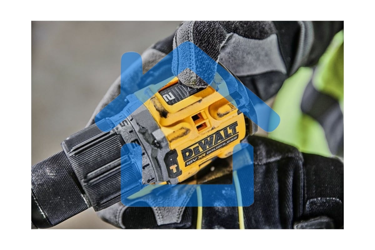 Дрель-шуруповерт DeWalt DCD805P2T-QW, Аккумуляторная, 18В, 2 АКБ, Кейс