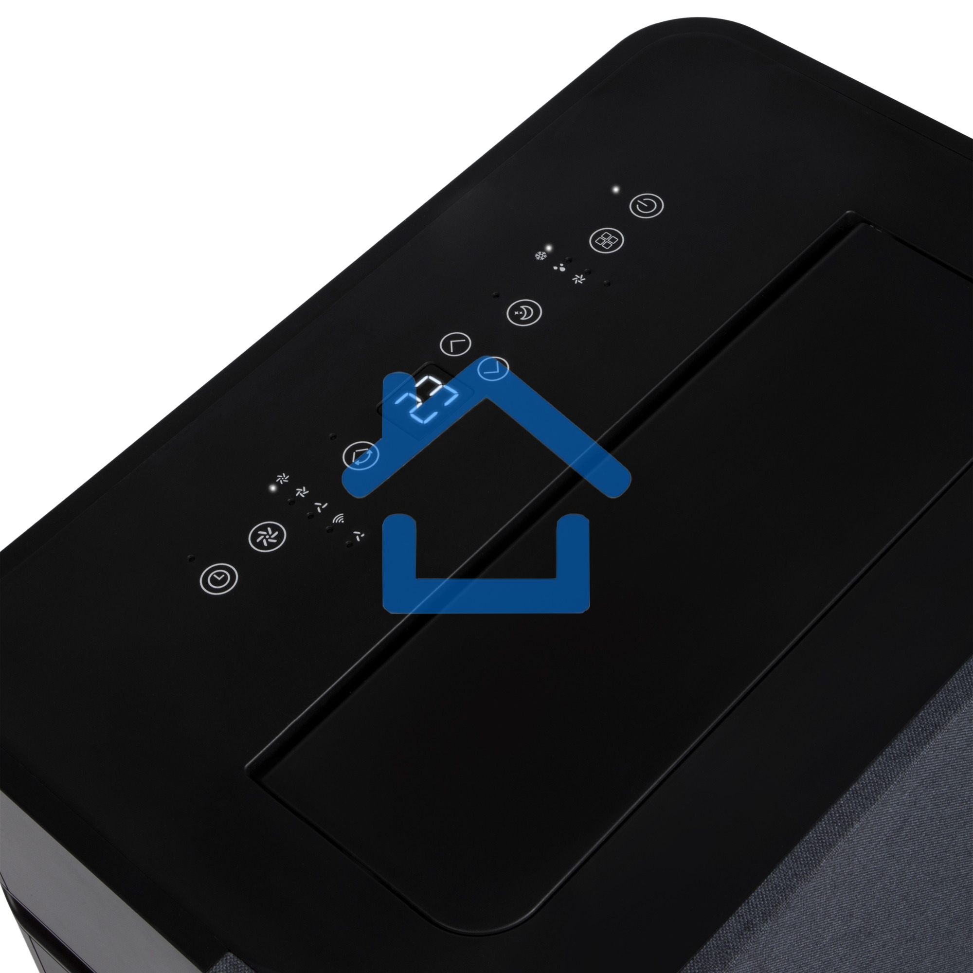 Кондиционер мобильный Ballu Velure BPAC-14 EW/N6 14000 BTU, 35 м², 50 дБ, охлаждение, осушение, черный