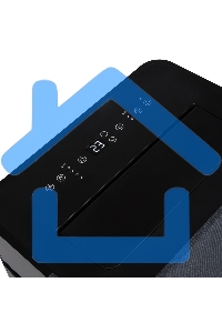 Кондиционер мобильный Ballu Velure BPAC-14 EW/N6 14000 BTU, 35 м², 50 дБ, охлаждение, осушение, черный