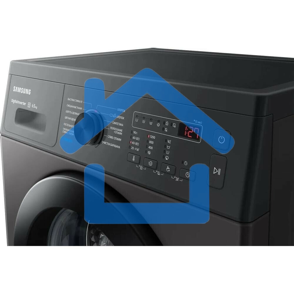 Стиральная машина Samsung WW65AG4S20CX/LP серый, загрузка фронтальная 6,5 кг, 1200 об/мин., класс: А