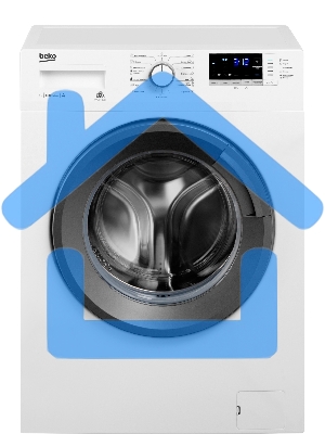 Стиральная машина Beko WRE6512ZAW (R) белый, загрузка фронтальная 6 кг, 1000 об/мин., класс: А