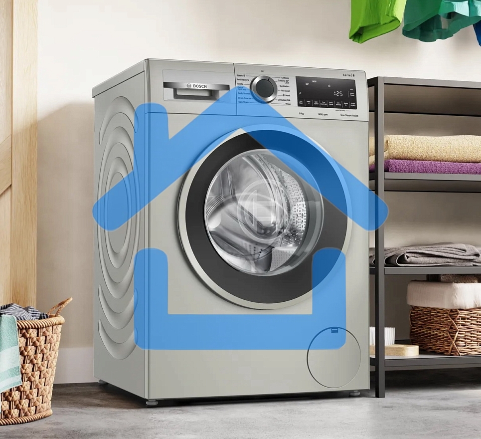 Стиральная машина Bosch Serie 4 WGA2440XME серебристый, загрузка фронтальная 9 кг, 1400 об/мин., класс: А+++
