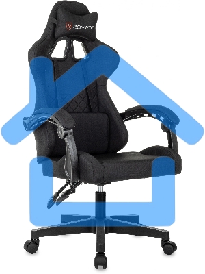 Кресло игровое Zombie 2 Neo Black черный, крестов. пластик