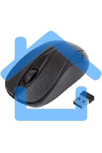 Мышь беспроводная HIPER HOMW-061 черный, 1000 dpi, радиоканал, USB, кнопки - 3