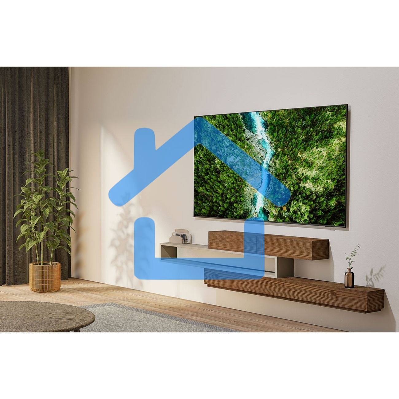 Телевизор Samsung 50'' UHD Tizen Smart TV BLACK