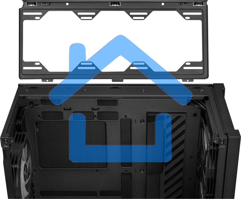 Компьютерный корпус ASUS TUF GAMING GT302 TG ARGB черный (90DC00I0-B19000) GT302/ARGB FANS/BLK