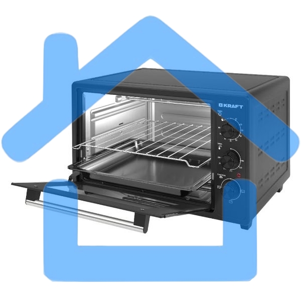 Мини-печь KRAFT KN-MO 3900 FBL черный